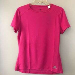 Adidas running pink t-shirt size Small